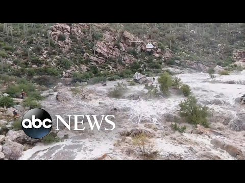 Arizona rescue agencies airlift stranded hikers