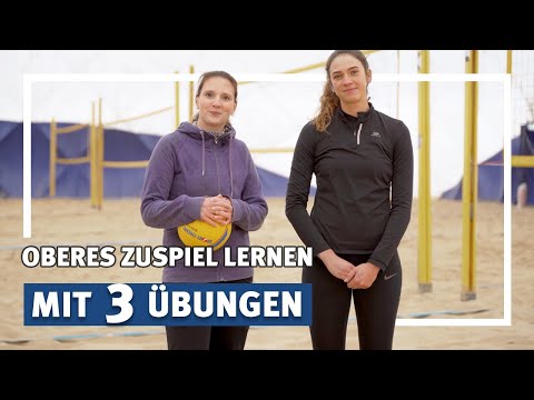 Oberes Zuspiel im Beachvolleyball lernen | 3 Übungen | Sport-Thieme