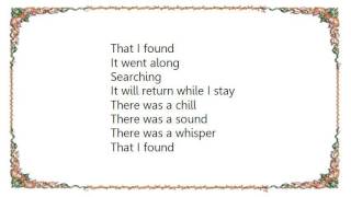 Bang Gang - There Was a Whisper Lyrics