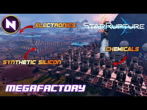 How to Build MEGAFACTORIES (Electronics & Chemicals) in StarRupture Early Access | 06 | Tutorial
