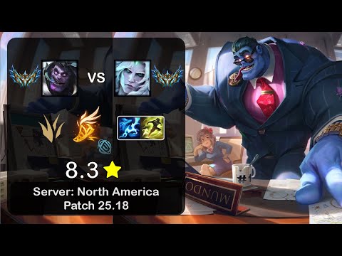 Dr. Mundo Jungle vs Viego - NA Challenger - Patch 25.18