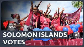 'Voting for the future': Solomon Islands elections closely watched