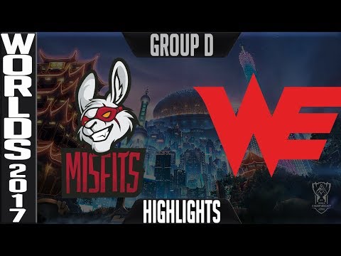 Misfits vs Team WE Highlights | 2017 World Championship Week 2 Group D Worlds 2017 MF vs WE