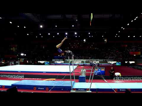 Daria Spiridonova (RUS)  Uneven Bars Team Final 2019 Stuttgart World Championships