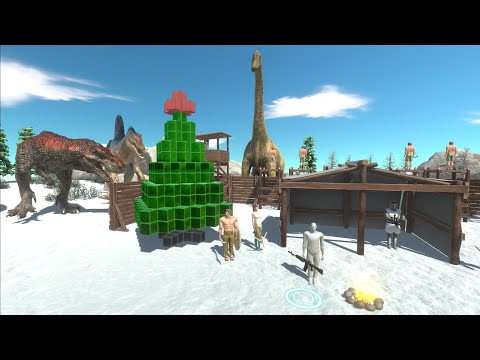 Helping Humans to Survive Christmas - Animal Revolt Battle Simulator