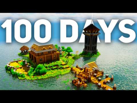 I Survived 100 Days on a DESERTED ISLAND!