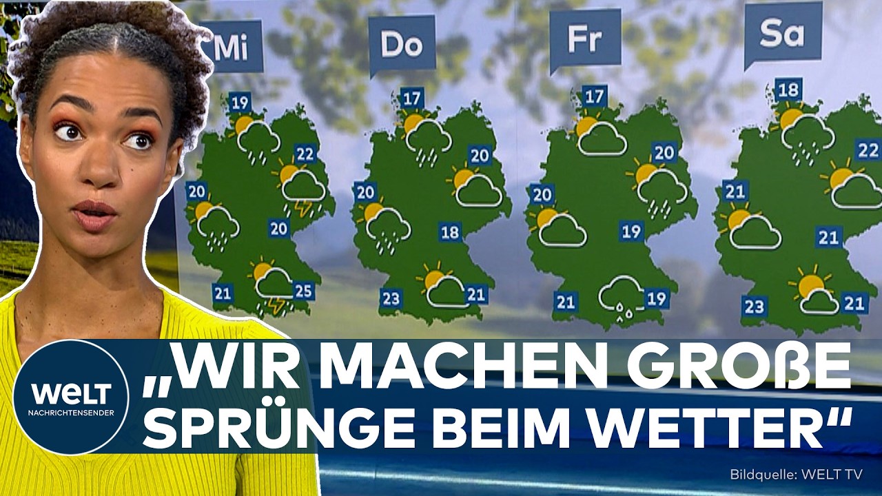 WETTER DEUTSCHLAND: Erst wird es ungewöhnlich warm – doch dann folgt die nächste große Wetterwende