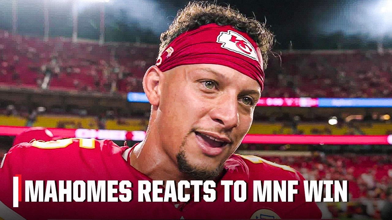 ‘He sets the tone’ 🔥 Patrick Mahomes on Kenneth Walker III’s career night | NFL on ESPN