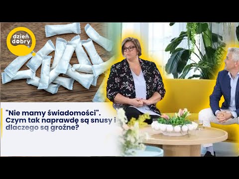 Snusy - co to jest? Dlaczego są groźne? Wyjaśnia ekspert | DDTVN