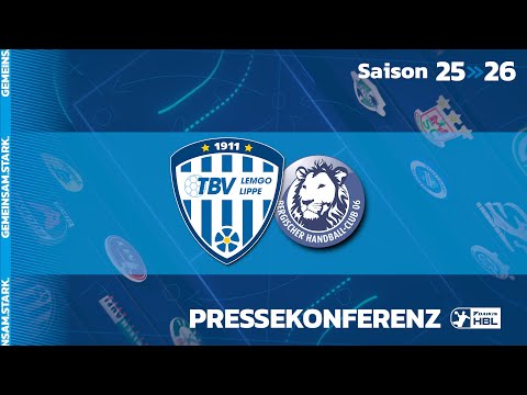 Pressekonferenz: TBV Lemgo Lippe - Bergischen HC (25.09.2025)