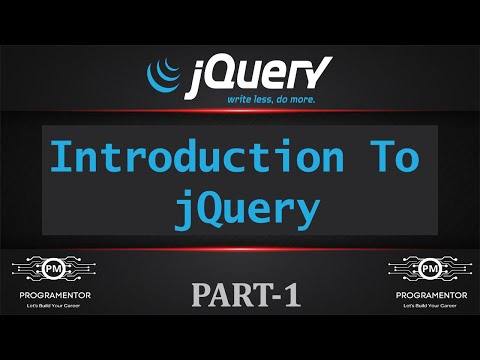 01 | Introduction To jQuery | jQuery Tutorials | jQuery Latest Tutorials | Learn jQuery (Hindi/Urdu)