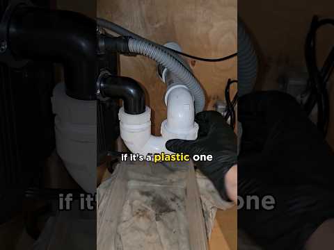 How to unclog a kitchen sink that's draining slowly 🐌 #handyman #howto #diy #plumbing