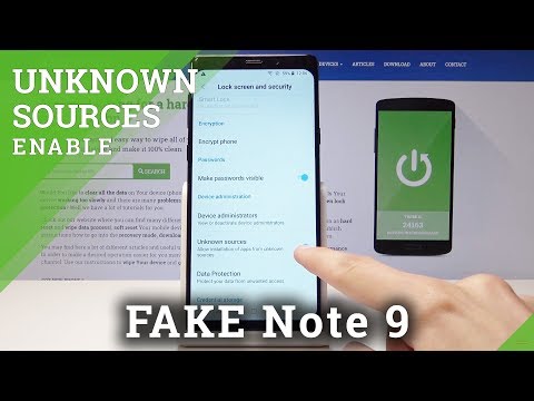 How to Allow Unknown Sources in Samsung Galaxy Note 9 Clone