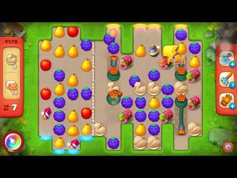 Gardenscapes Level 9470 (Hard Level)