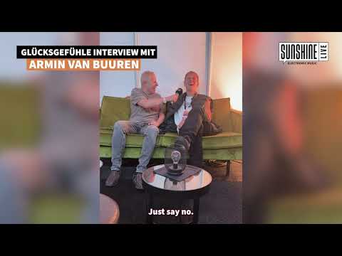 Armin van Buuren x SUNSHINE LIVE - Interview (Glücksgefühle 2025)