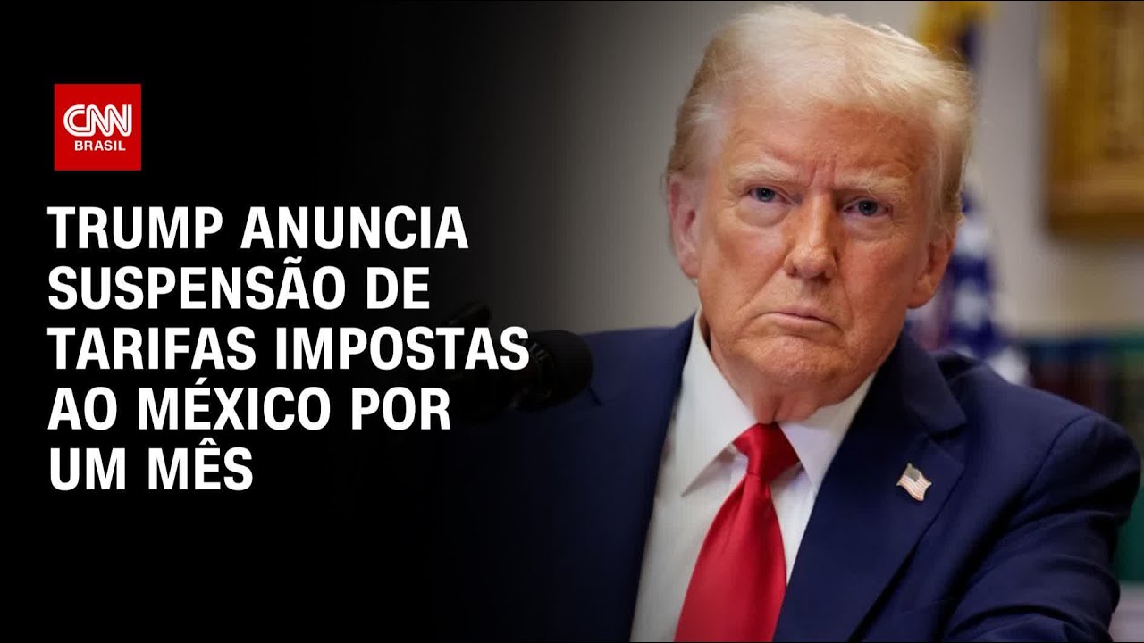 Trump anuncia suspensão de tarifas impostas ao México por um mês | BASTIDORES CNN