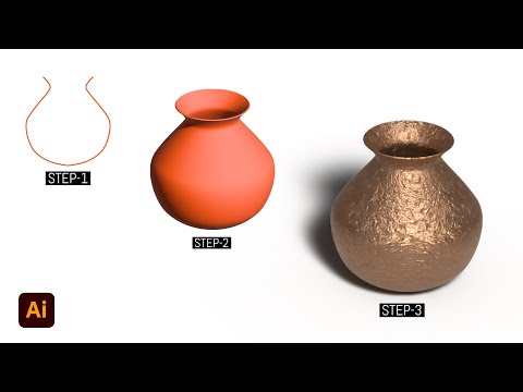 How to Create Realistic Fur in Adobe illustrator in Hindi Fur Effects GraphicsMentorJitendra