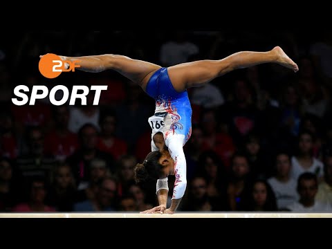 Biles überstrahlt letzten Wettkampftag | Turn-WM 2019 - ZDF