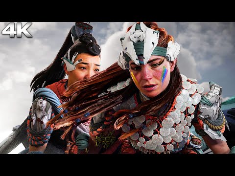 Horizon Forbidden West: BURNING SHORES All Cutscenes (Full Game Movie) 4K 60FPS Ultra HD
