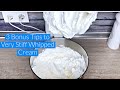 STABILIZED WHIPPED CREAM WITHOUT GELATIN