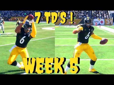 Madden 18 Career mode TE Ep 5 - SNAGUM TE GOES BEAST MODE SCORING 7 TD'S IN ONE GAME ! *MUST WATCH*