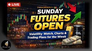 🔴 Sunday Futures Open | Oil, SPX, META, PLTR, EUR/USD Live Trades