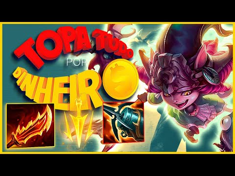 LULU TOP ATTACK SPEED NO *TOPA TUDO POR DINHEIRO* | DR MUNDO PASSOU A FOME DE LA FOMITA! | MEC