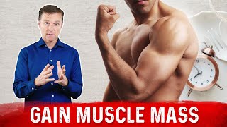 Intermittent Fasting and Muscle Mass Gain – Dr.Berg