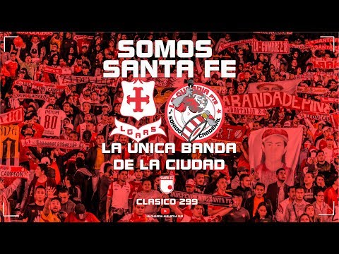 "Clásico Bogotano 299 (2-4) :: La Guardia Albi Roja Sur :: LGARS" Barra: La Guardia Albi Roja Sur • Club: Independiente Santa Fe