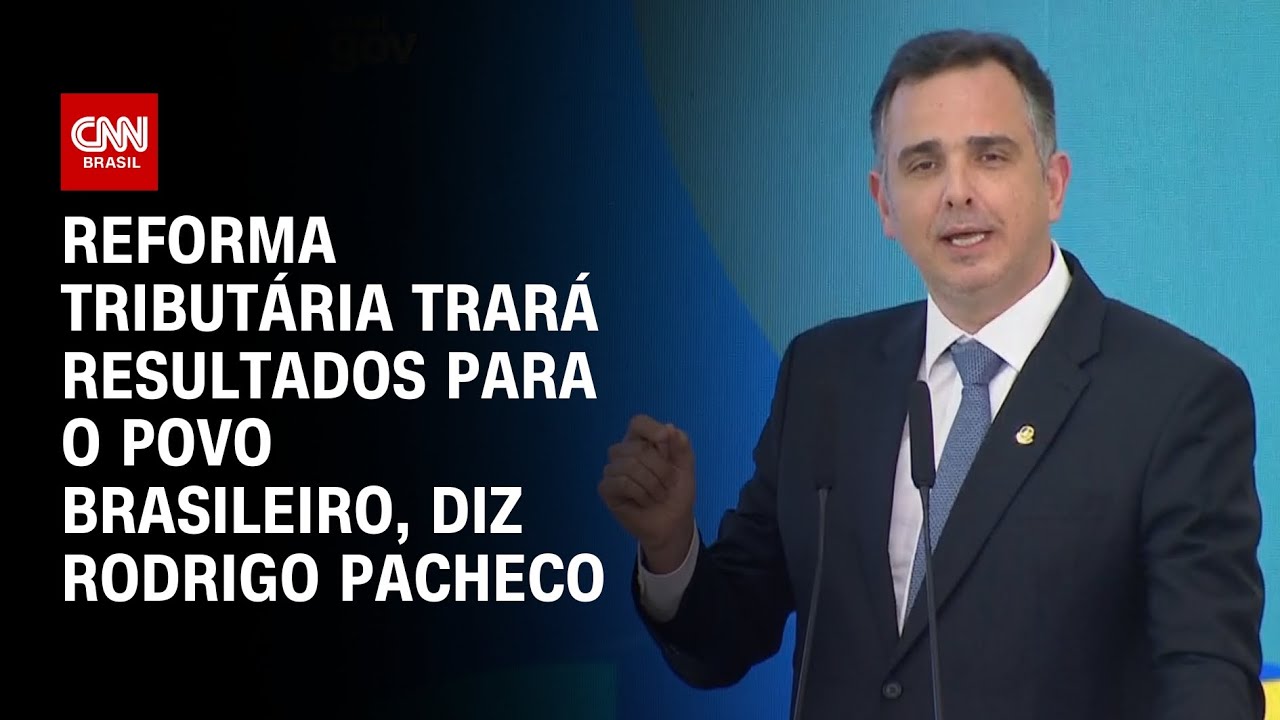 Reforma tributária trará resultados para o povo brasileiro, diz Rodrigo Pacheco | CNN 360º