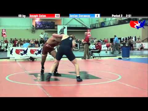 Joseph Colon vs. Jordan Conaway at 2013 ASICS University Nationals - FS