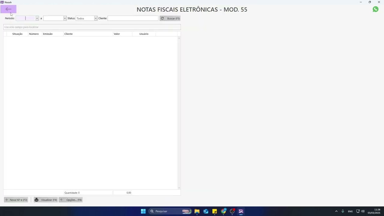 COMO EMITIR NFe NO SISTEMA NOOSH