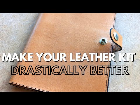 How We Upgraded this Leather Kit and Made it Better (ASMR) (Fixed Audio)