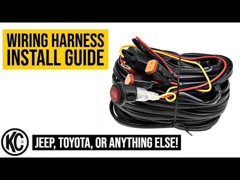 How to Wire KC HiLiTES® Lights - Light Harness Installation Tutorial