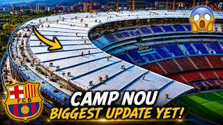 Camp Nou Construction Update Today: Stadium Looks Completely Different!