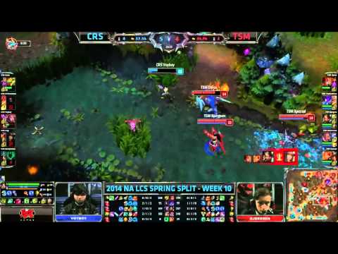 Bjergsen Nidalee Curse vs TSM   W10D2 S4 NA LCS Spring