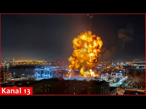 Ukrainian drones strike major oil terminal in Russia's Novorossiysk