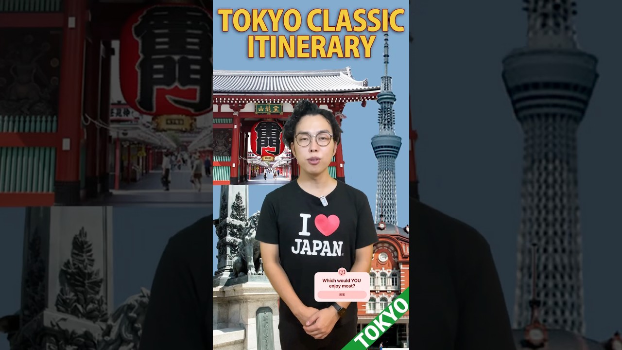 Tokyo Classic Itinerary#japan #japanese #japaneseculture#shunvlogjapan