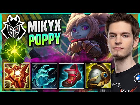 MIKYX TRIES SOME POPPY! - G2 Mikyx Plays Poppy SUPPORT vs Pyke! | Season 11