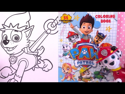Coloriage Pat' Patrouille Rocky 🌸 Paw Patrol Coloring Book