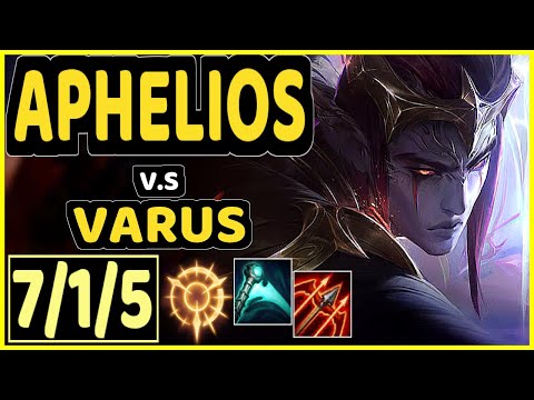 HJäRNAN (APHELIOS) vs VARUS - 7/1/5 KDA BOTTOM ADC GAMEPLAY - EUW Ranked DIAMOND