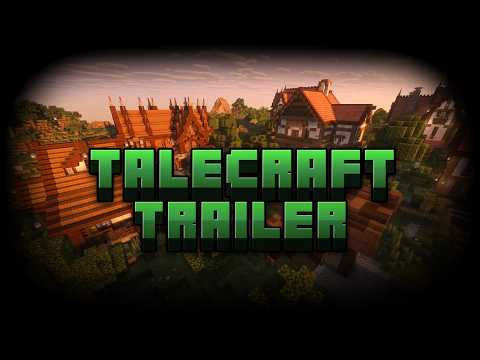Обложка видео-обзора для сервера TaleCraft