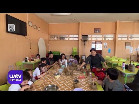 Taller de alfarería mapuche para niños neurodivergentes y con discapacidad en Cunco