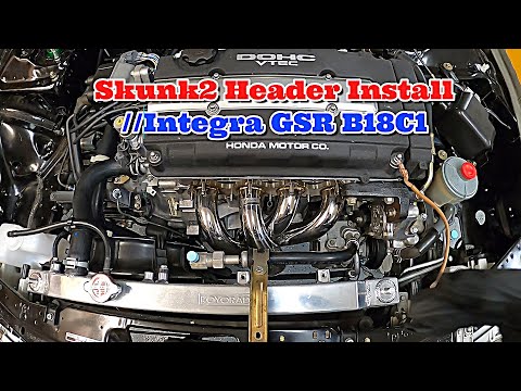Integra GSR Skunk2 Alpha Header INSTALL
