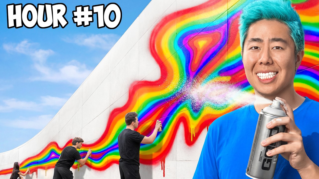 Best GIANT Spray Paint Art Wins $1,000!