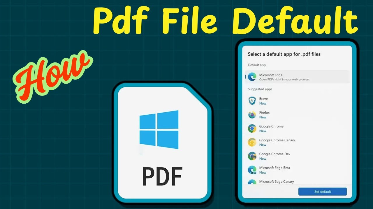 How to Change pdf File Default Behavior in Chrome