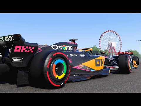F1 22 McLaren OKX Future Mode Livery Gameplay