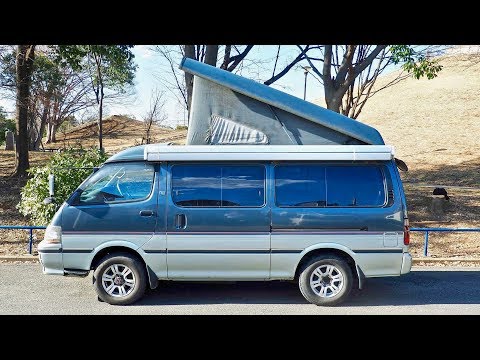 1994 Toyota Hiace Camper Pop-top Diesel 4WD (USA Import) Japan Auction Purchase Review