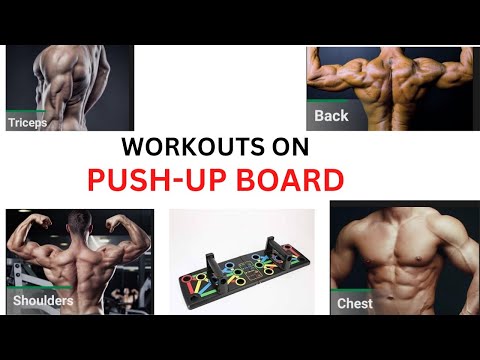 Workouts on push-up board | Chest , triceps , shoulders, back workouts|push ups |Ganesh fitness club