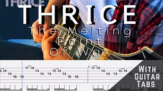 Thrice- The Melting Point Of Wax Cover (Guitar Tabs On Screen)